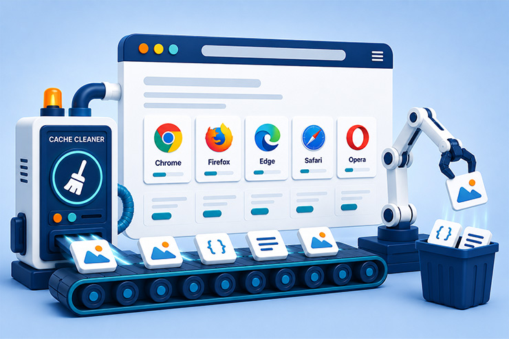 Browsercache löschen …