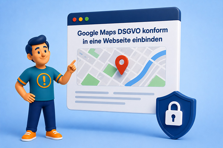 Google Maps DSGVO konform in eine Webseite einbinden