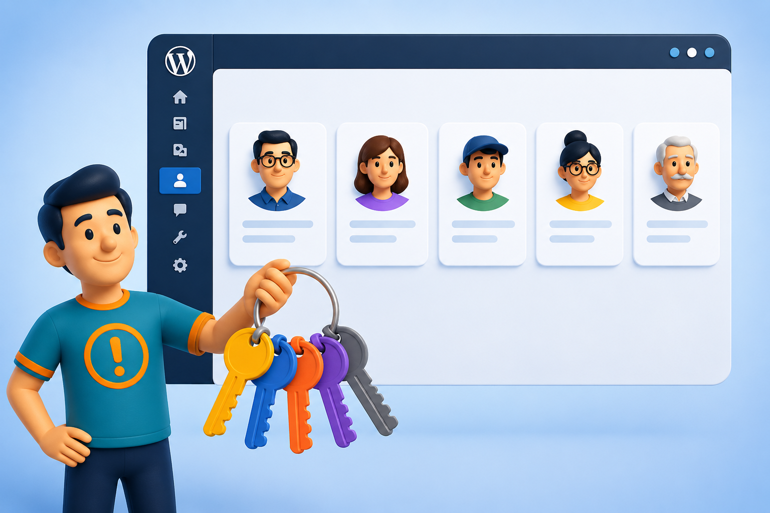 Wordpress Benutzerverwaltung