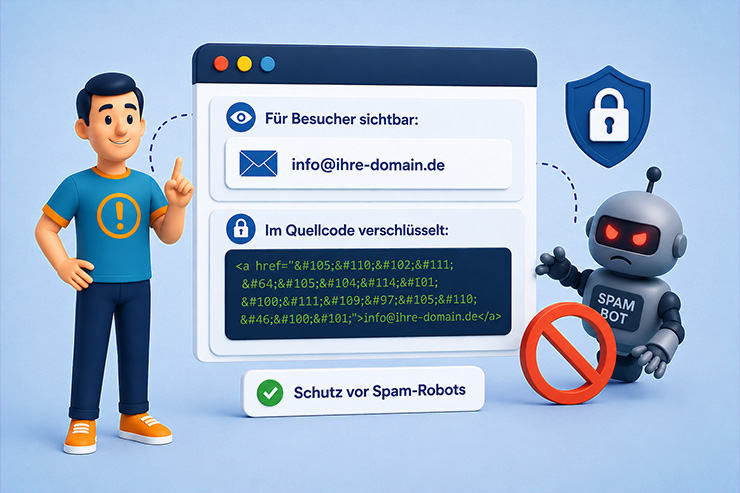 E-Mail-Spam verhindern