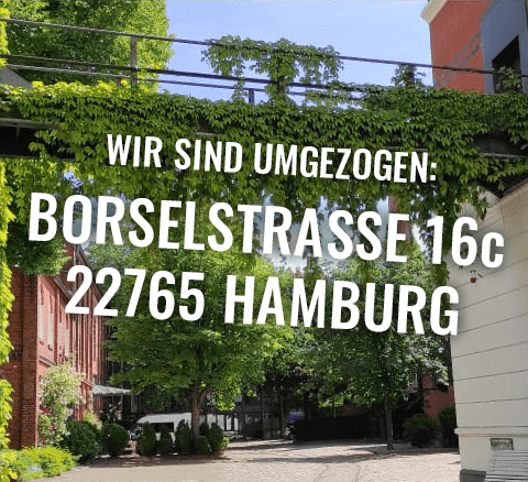 Neue Adresse: Borselstraße 16c, 22765 Hamburg